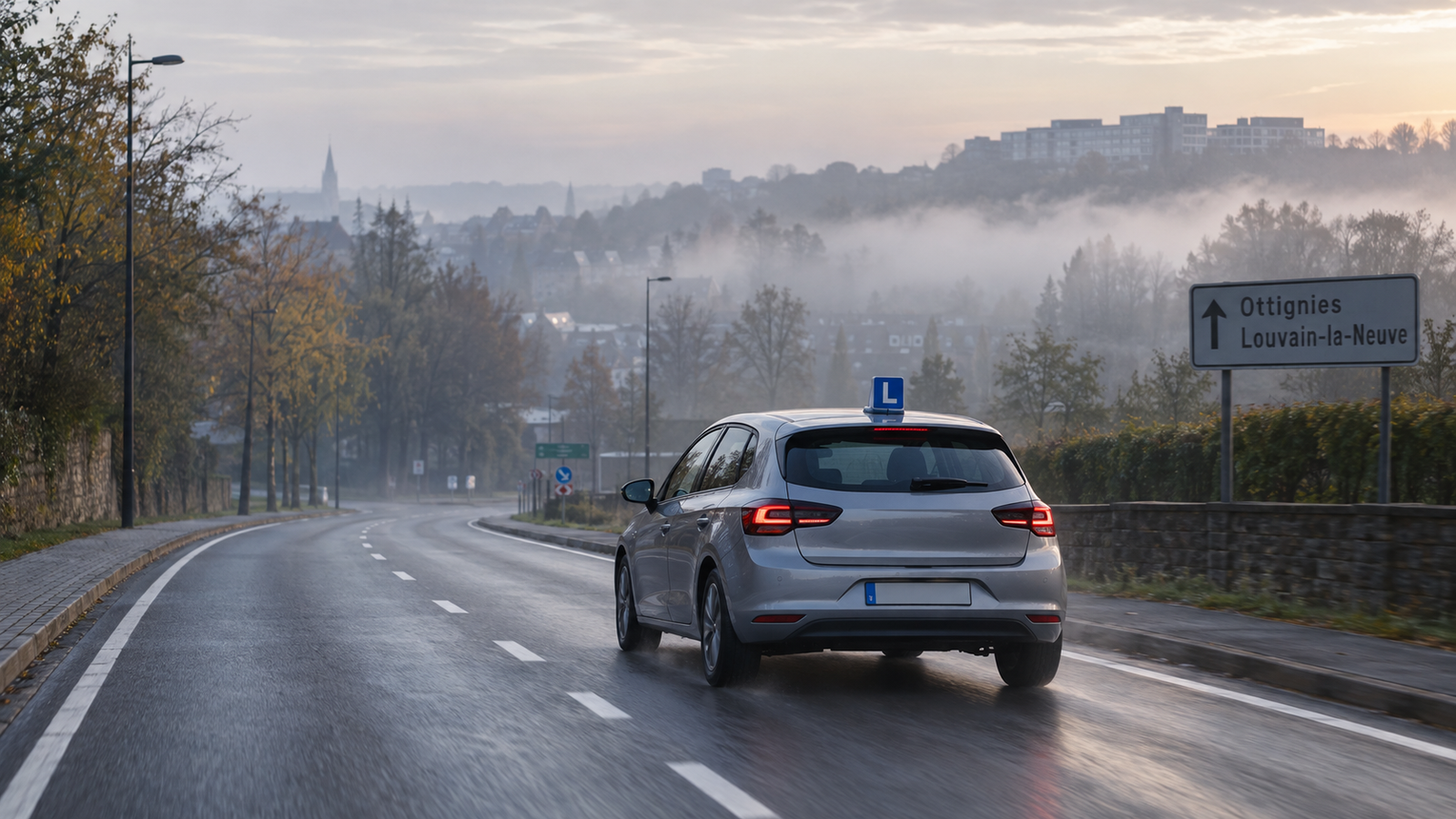 Conduire dans le brouillard à Louvain-la-Neuve : les bons réflexes